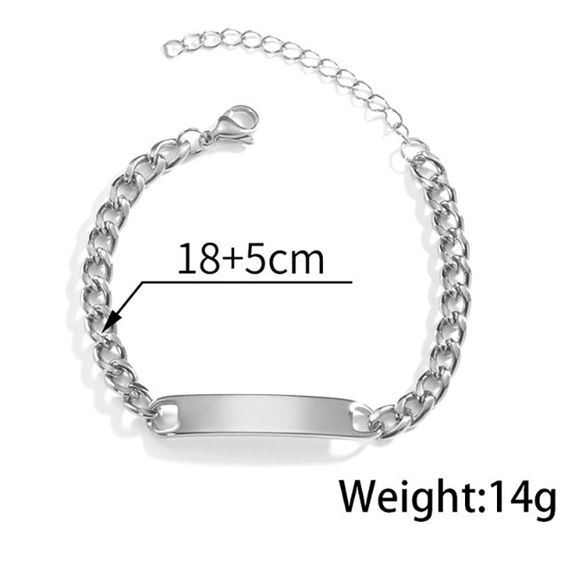 Custom Laser Engraved Photo Bracelet