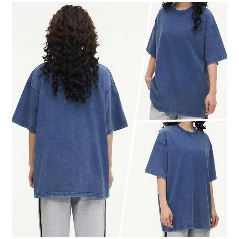 Unisex retro cotton fitness T-shirt