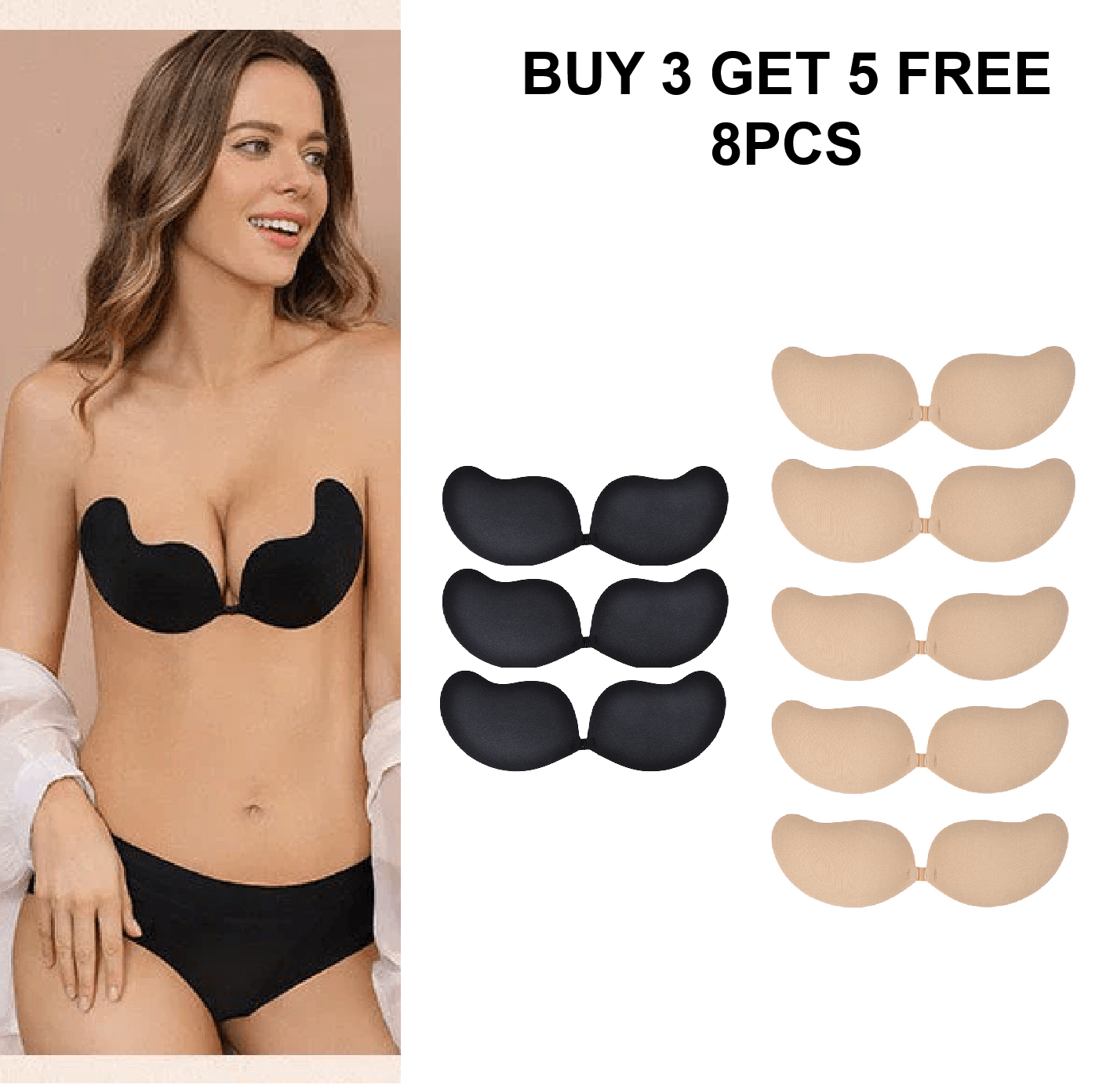 Deegnx - Push-Up Strapless（Buy 1 get 1 free🔥）
