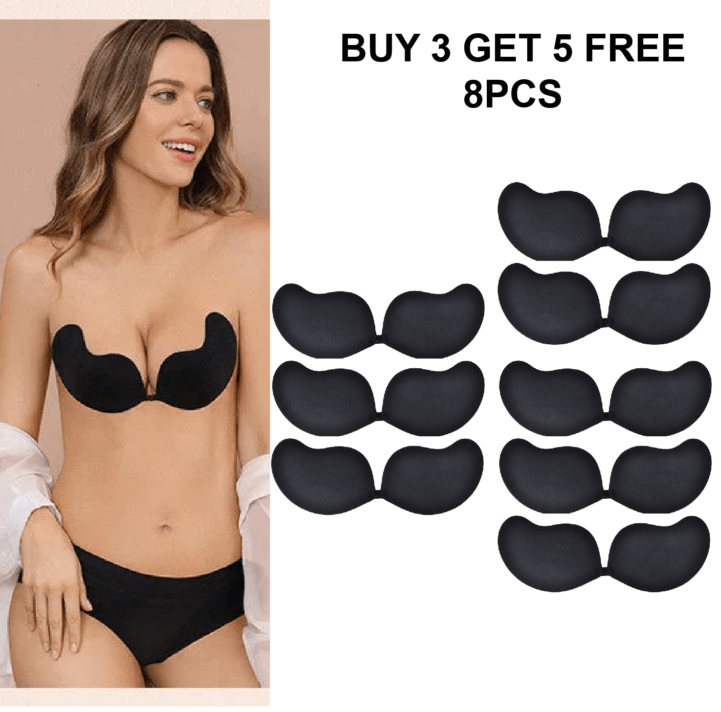 Deegnx - Push-Up Strapless（Buy 1 get 1 free🔥）