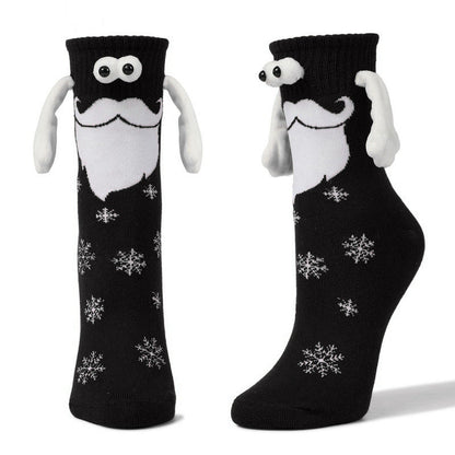 Cute Christmas socks with magnets