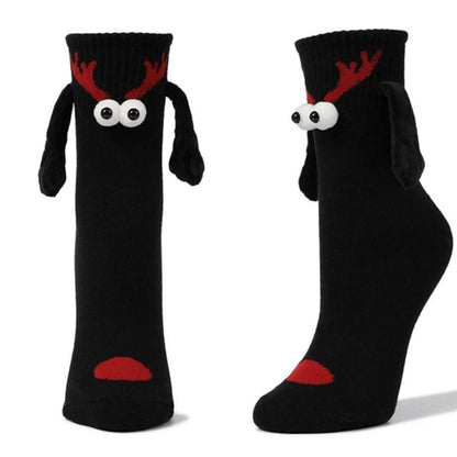 Cute Christmas socks with magnets