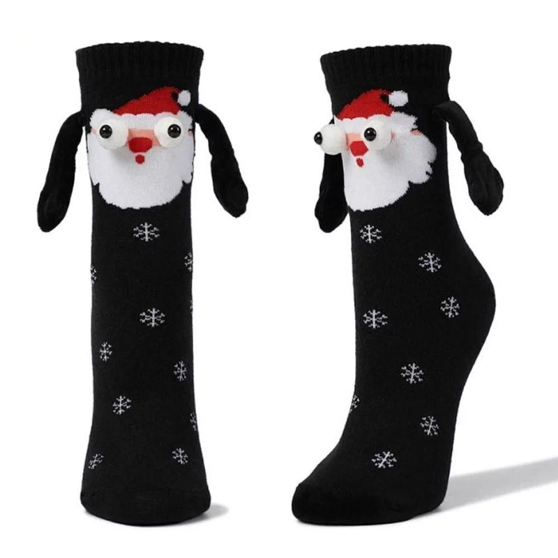Cute Christmas socks with magnets