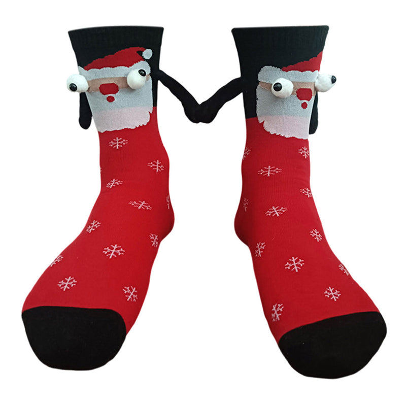 Cute Christmas socks with magnets