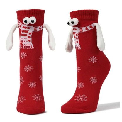 Cute Christmas socks with magnets