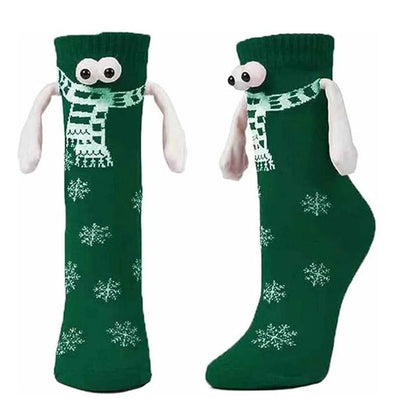 Cute Christmas socks with magnets
