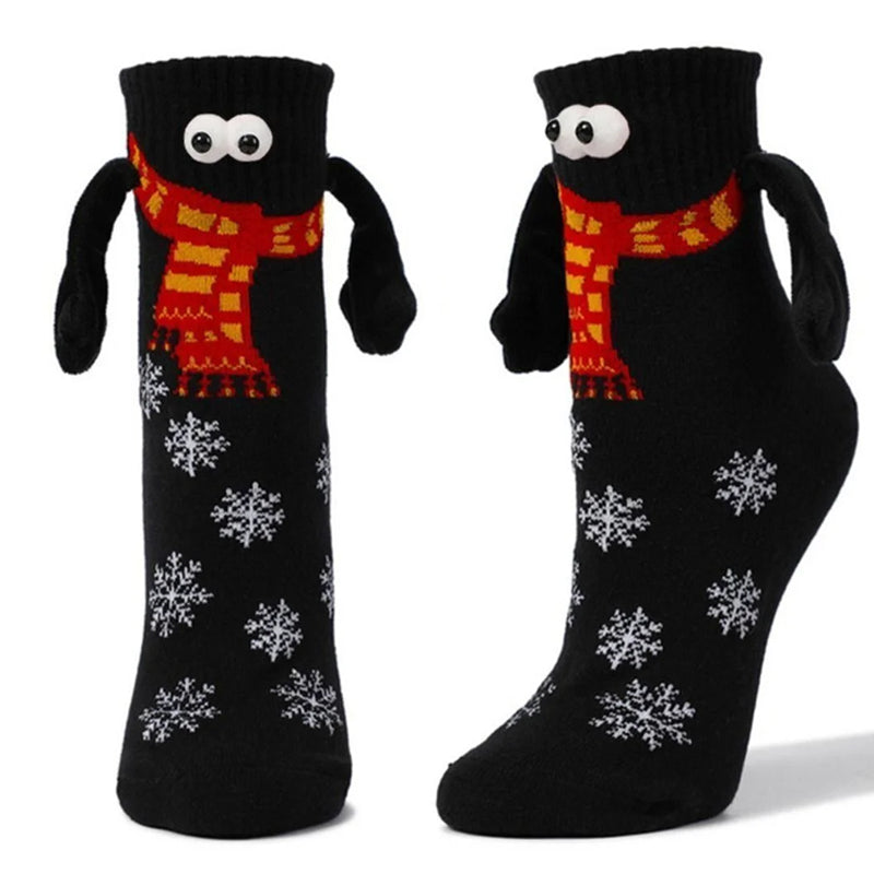 Cute Christmas socks with magnets