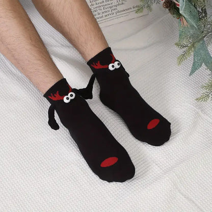 Cute Christmas socks with magnets