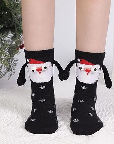 Cute Christmas socks with magnets