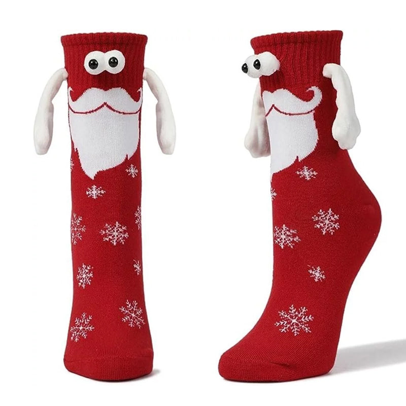Cute Christmas socks with magnets