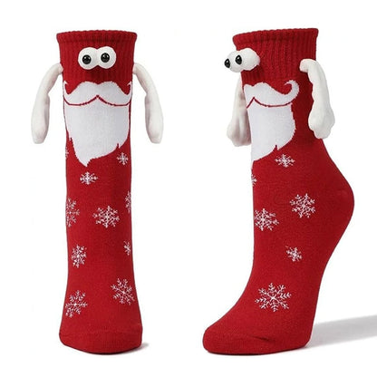 Cute Christmas socks with magnets