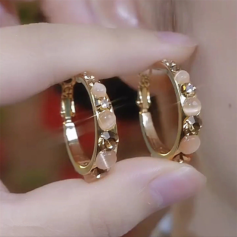 Exquisite Cat's Eye Earrings