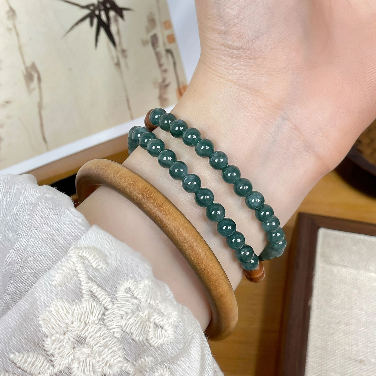 Protection – Natural Jade Bracelet
