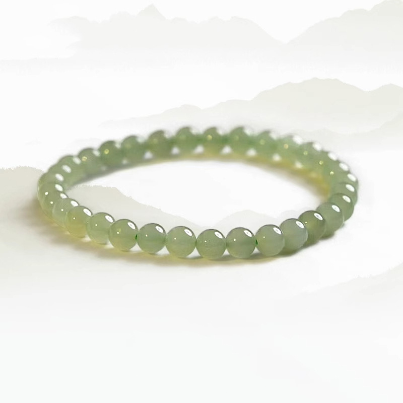 「First Rain」Hetian Jade Bracelet