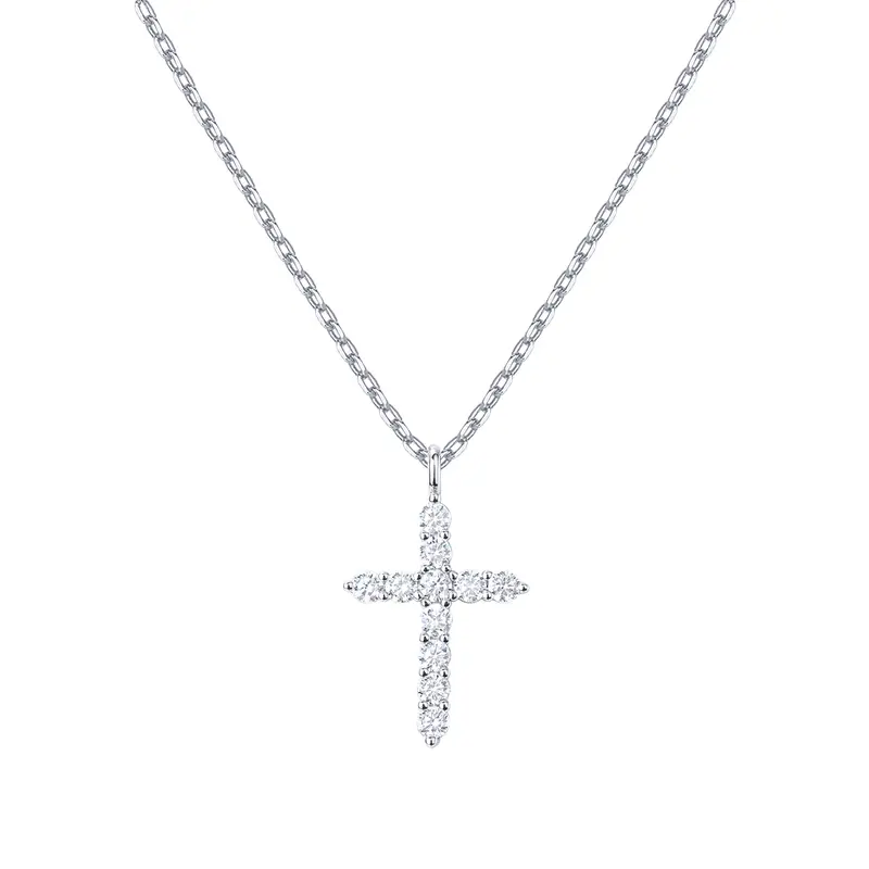 14K Gold-Plated Cross Pendant Necklace