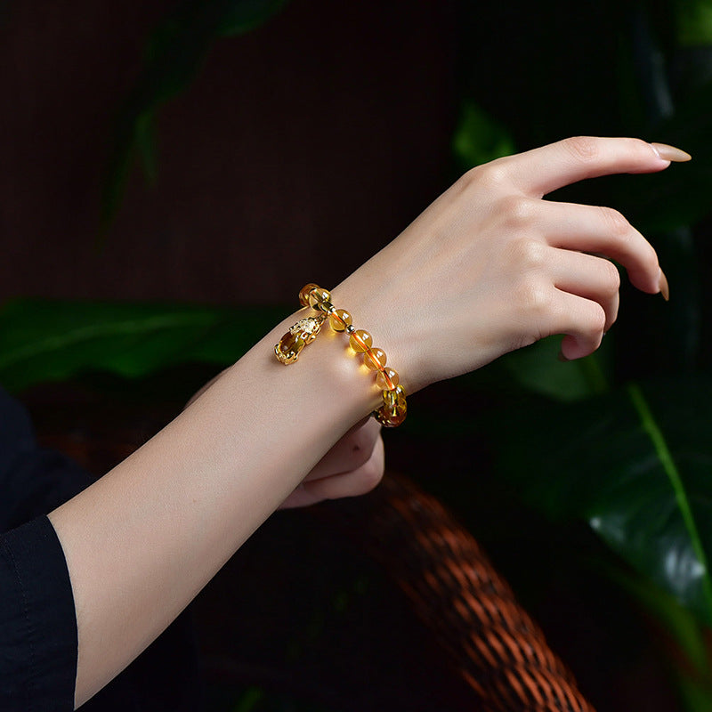 The Financial Security  ? Citrine Bracelet