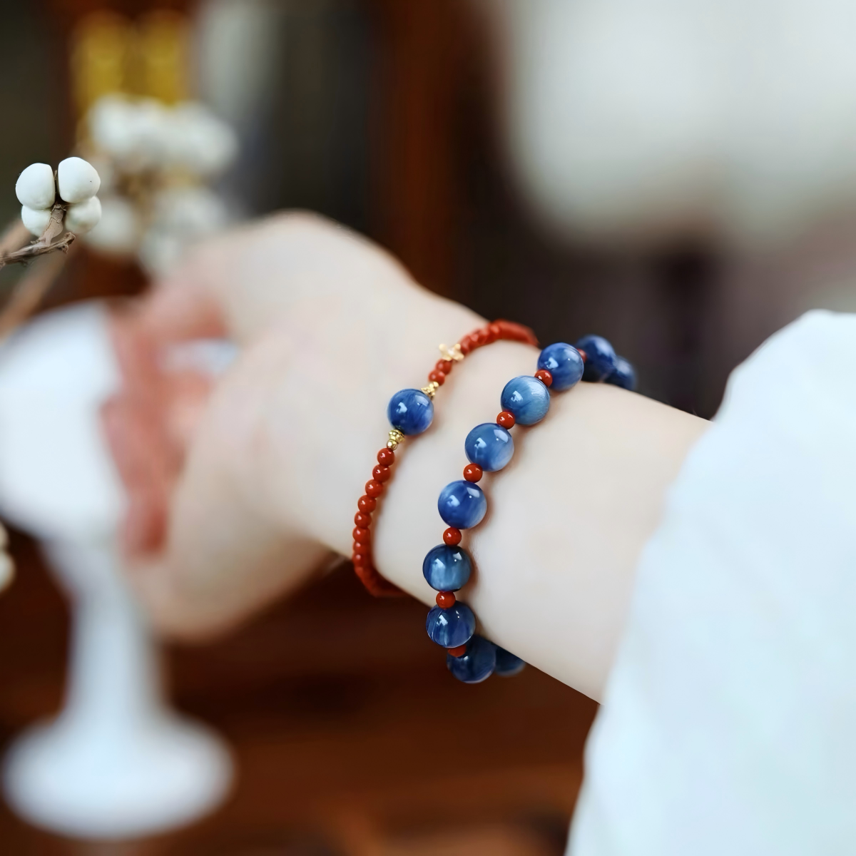 Meditation - Kyanite Bracelet