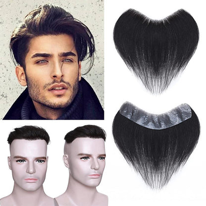 Men's Hairline Toupee 100 Human Hair
