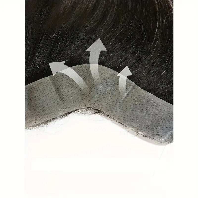 Men's Hairline Toupee 100 Human Hair
