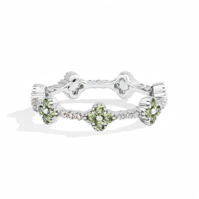 "Eternity" Series Round Moissanite Ring