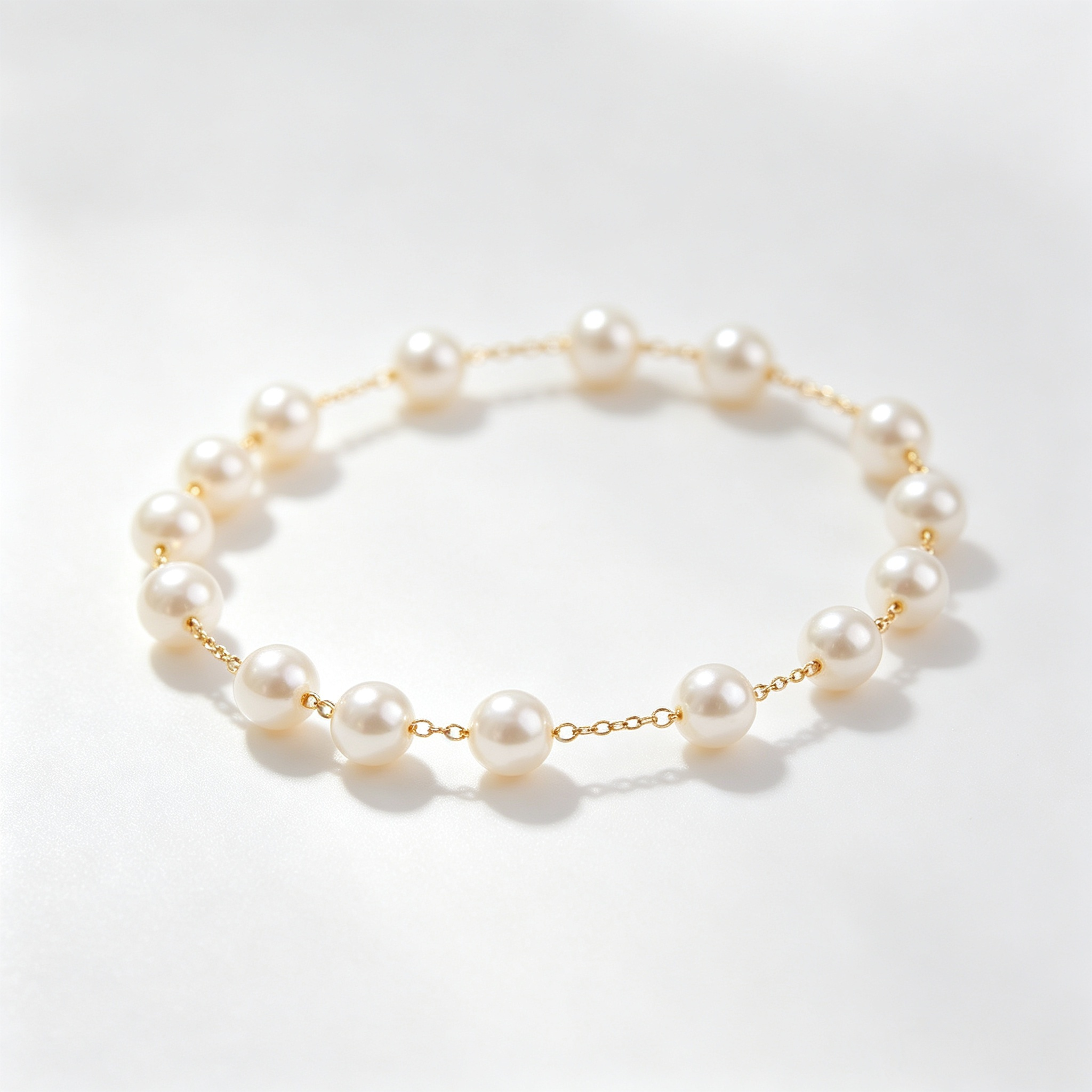 「Starry Pearl」S925 Silver Starry Shell Pearl Bracelet