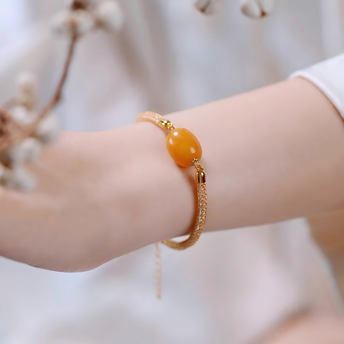 Harvest - Natural Amber Bracelet