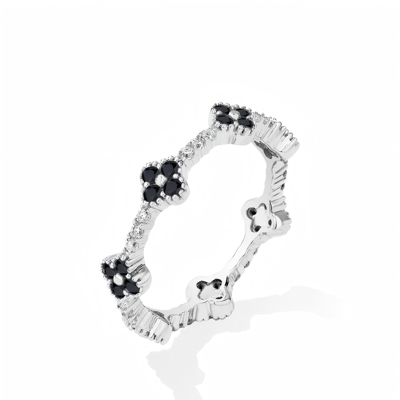 "Eternity" Series Round Moissanite Ring