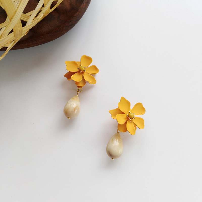 Petals ? Opal earrings