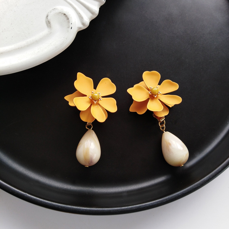 Petals ? Opal earrings