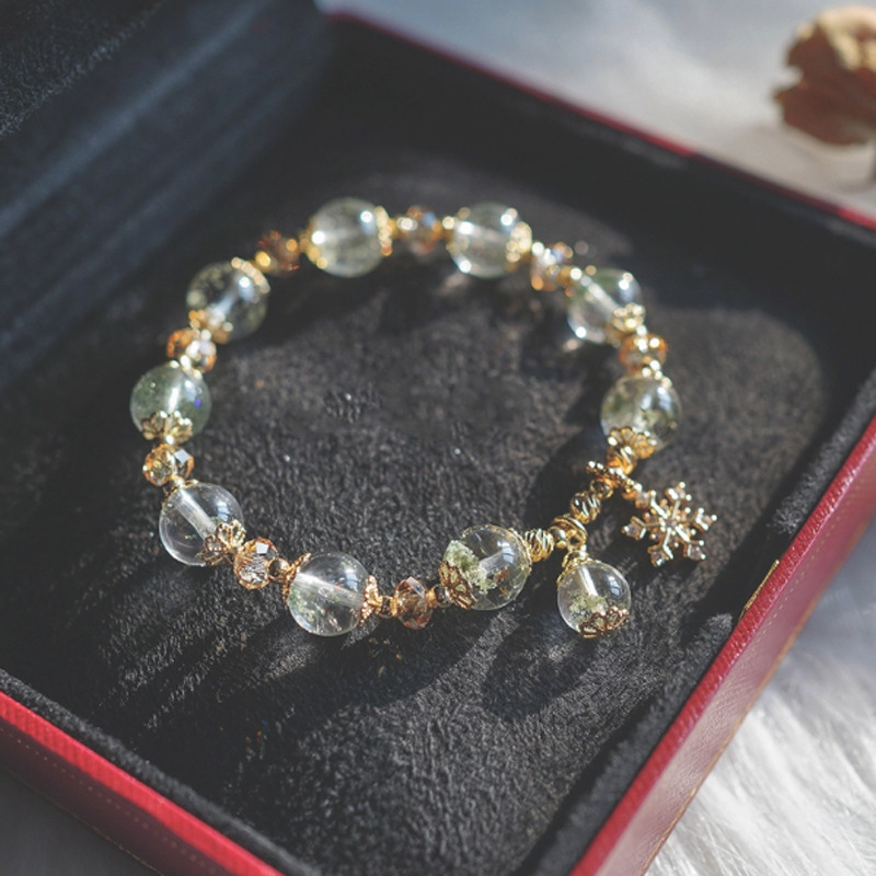 Snowflake?Ghost Crystal Bracelet