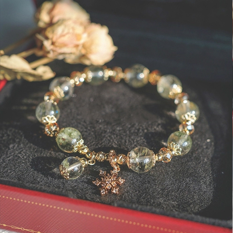 Snowflake?Ghost Crystal Bracelet