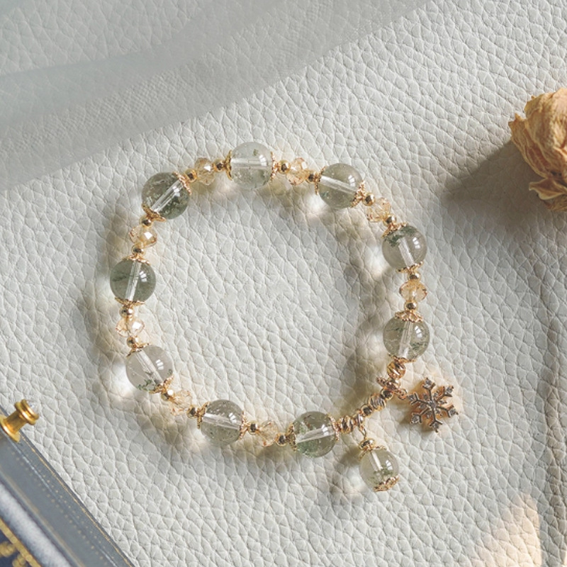 Snowflake?Ghost Crystal Bracelet