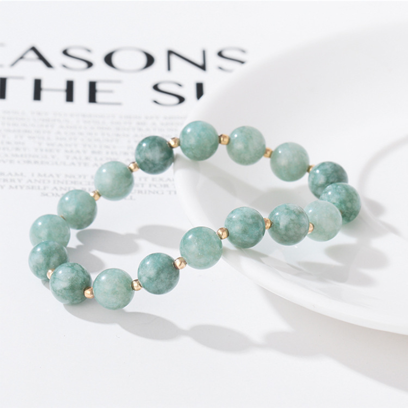 Lucky buckle ? Jade and agate bracelet