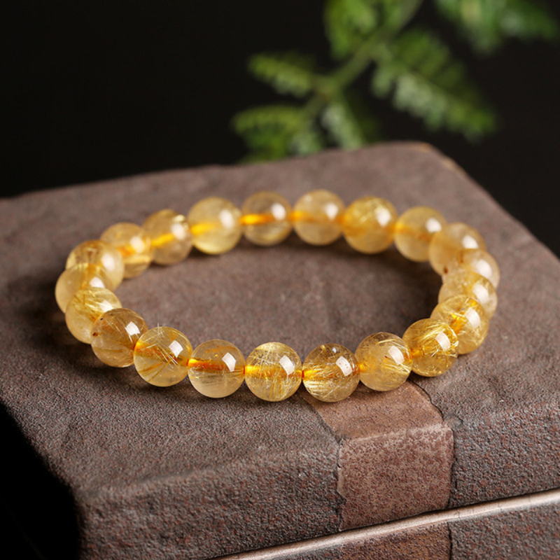 The Golden Purification ? Titanium crystal Bracelet