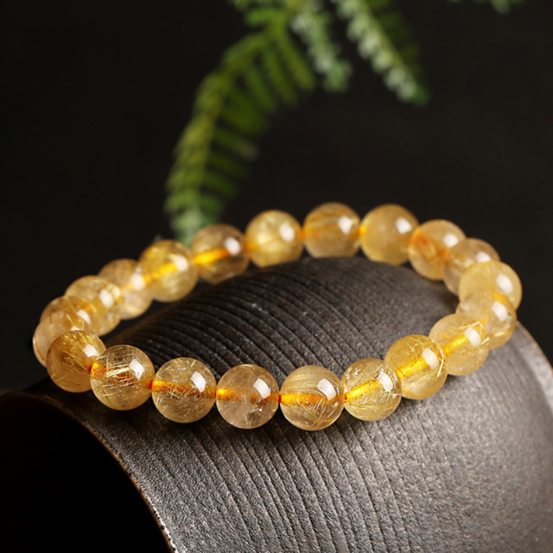 The Golden Purification ? Titanium crystal Bracelet