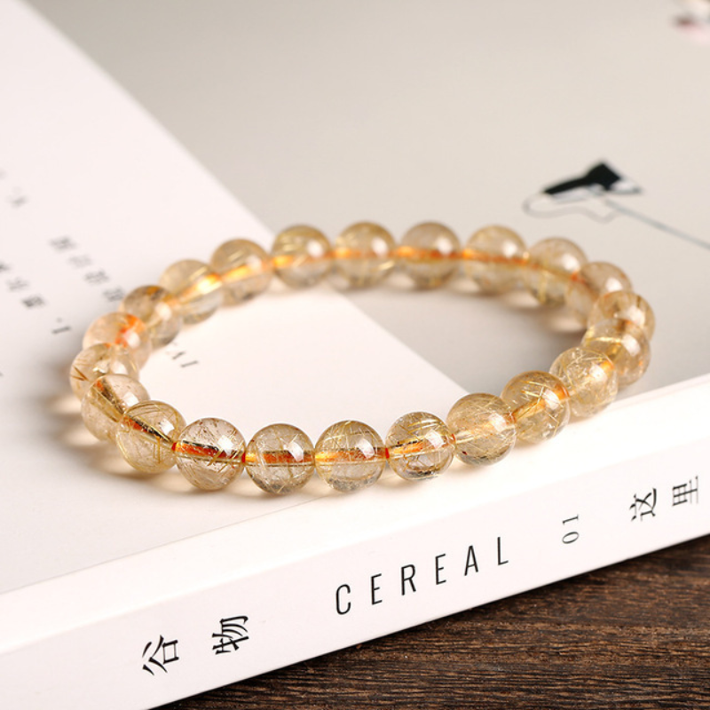 The Golden Purification ? Titanium crystal Bracelet
