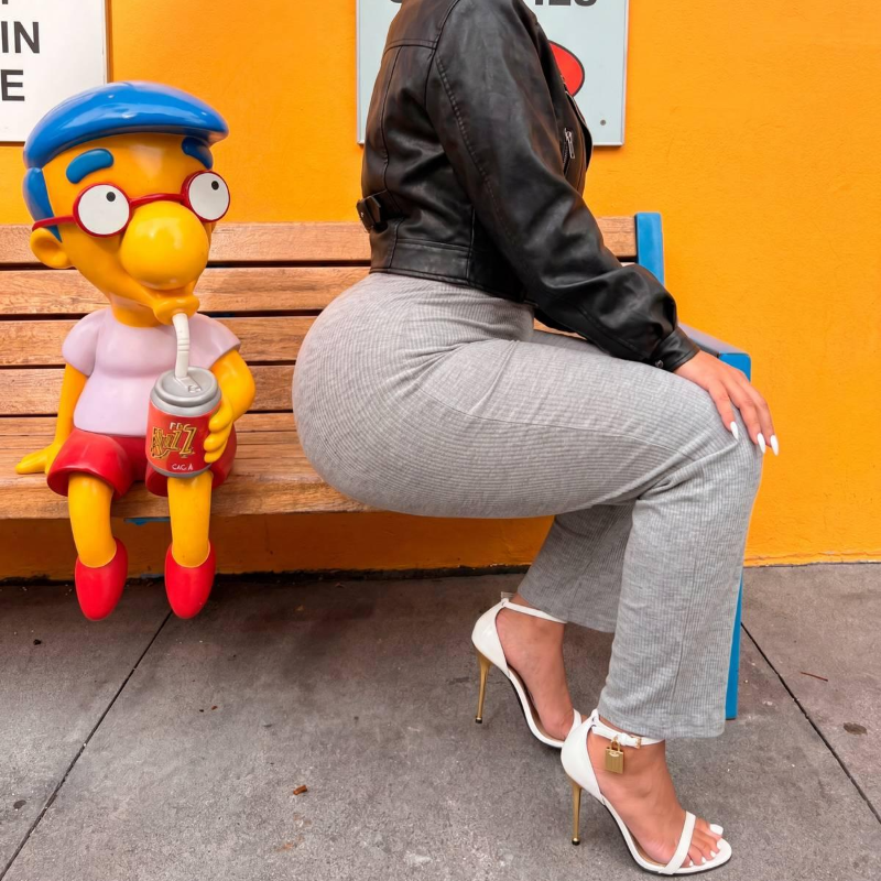 Sexy Casual Straight Leg Ribbed Knit Pants