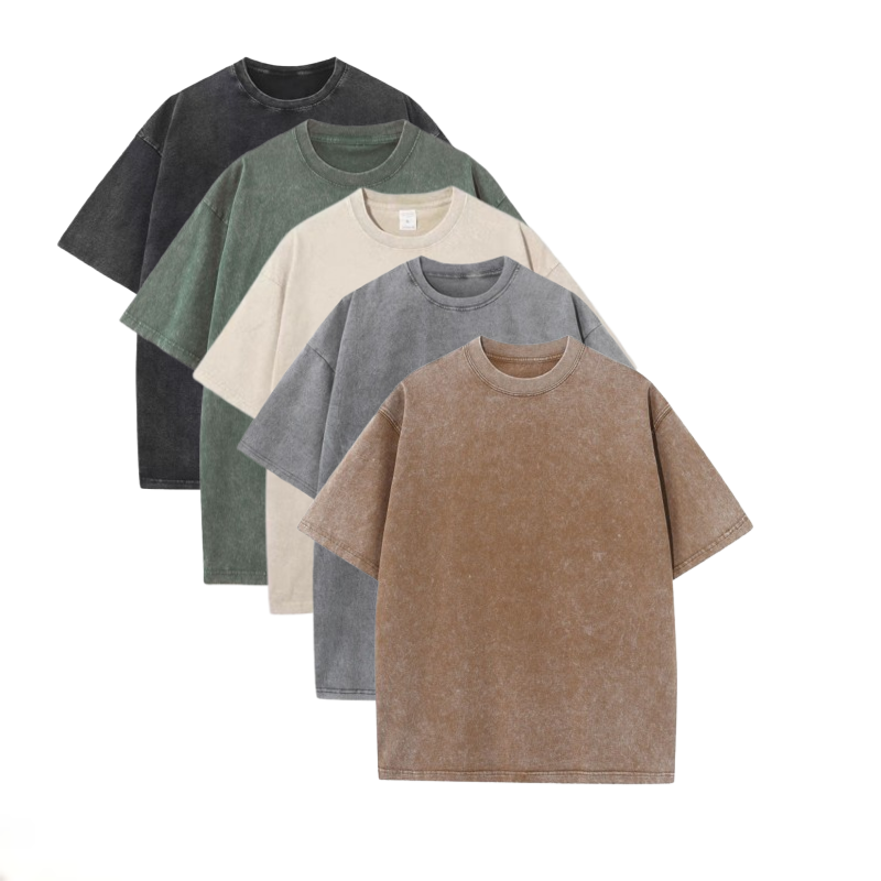Unisex retro cotton fitness T-shirt