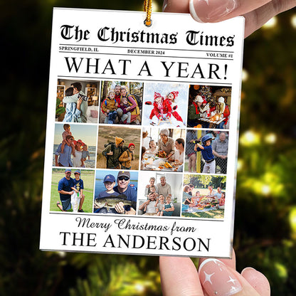 Personalized Acrylic Photo Ornament