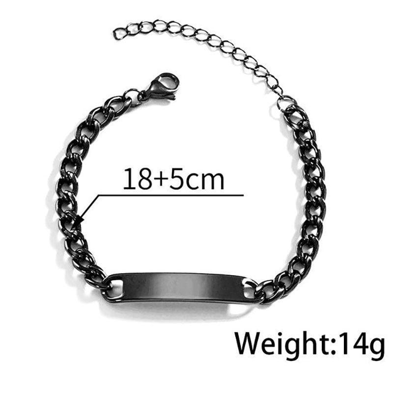 Custom Laser Engraved Photo Bracelet