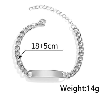 Custom Laser Engraved Photo Bracelet