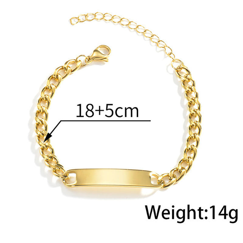 Custom Laser Engraved Photo Bracelet