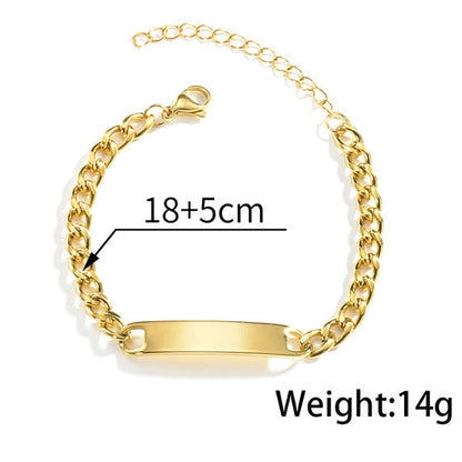 Custom Laser Engraved Photo Bracelet