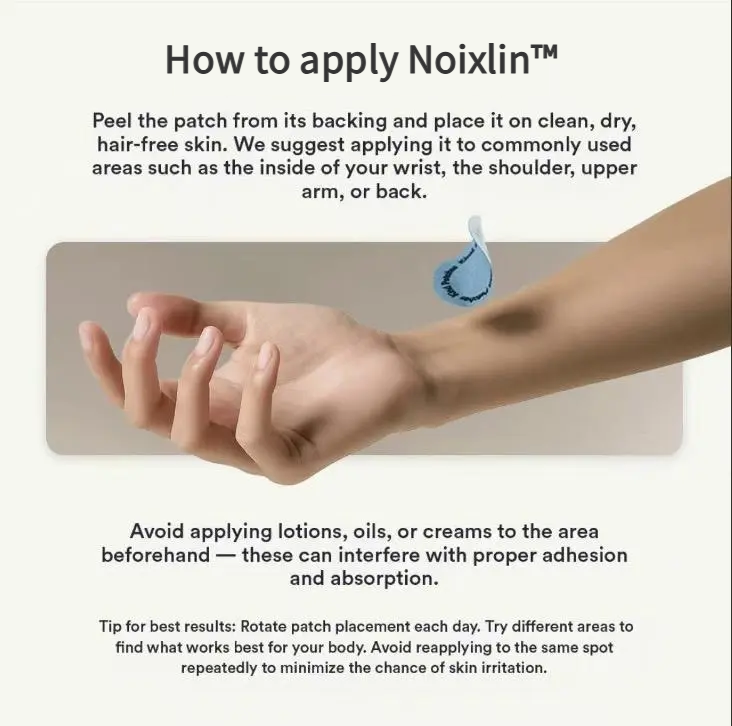Nixlin™ Patch Metabolism Trio Set, with natural ingredients, promotes metabolism.