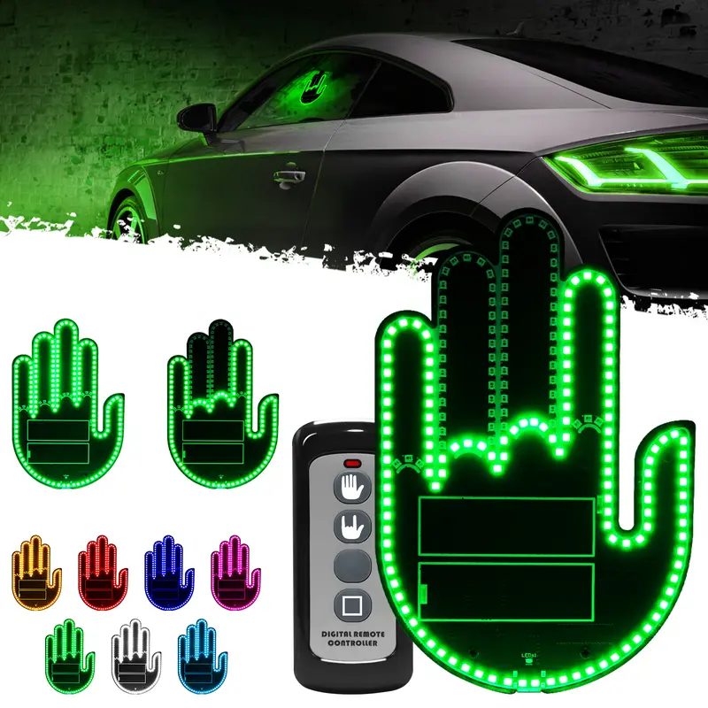 Automotive decorative gesture light