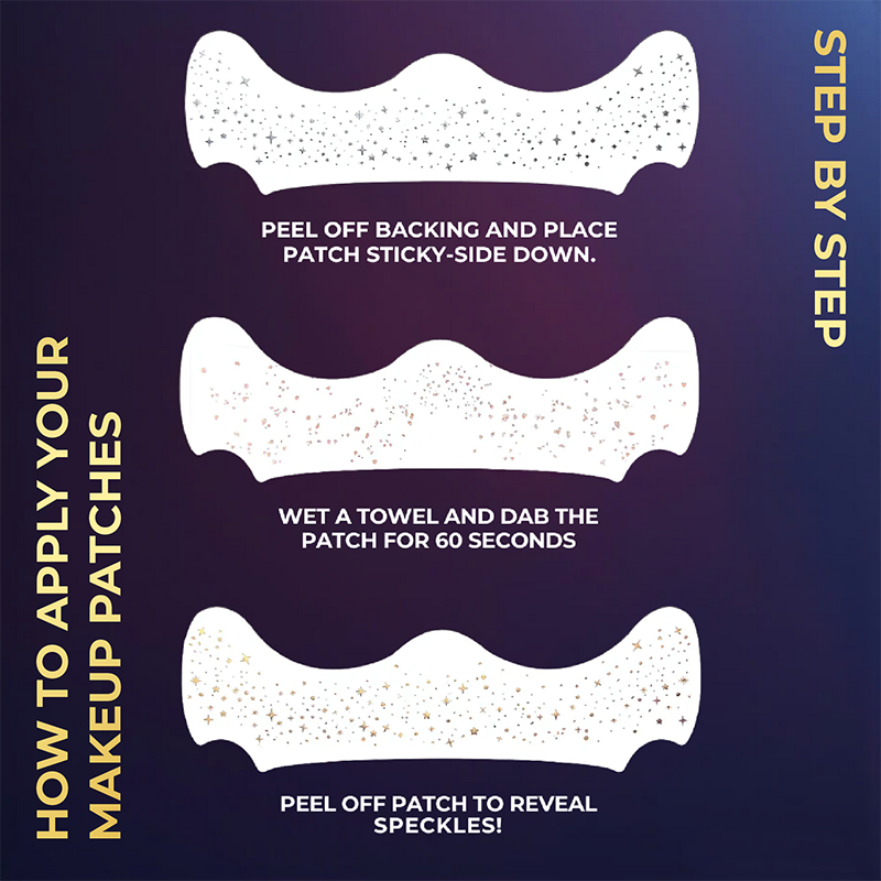 Flash spot makeup patch