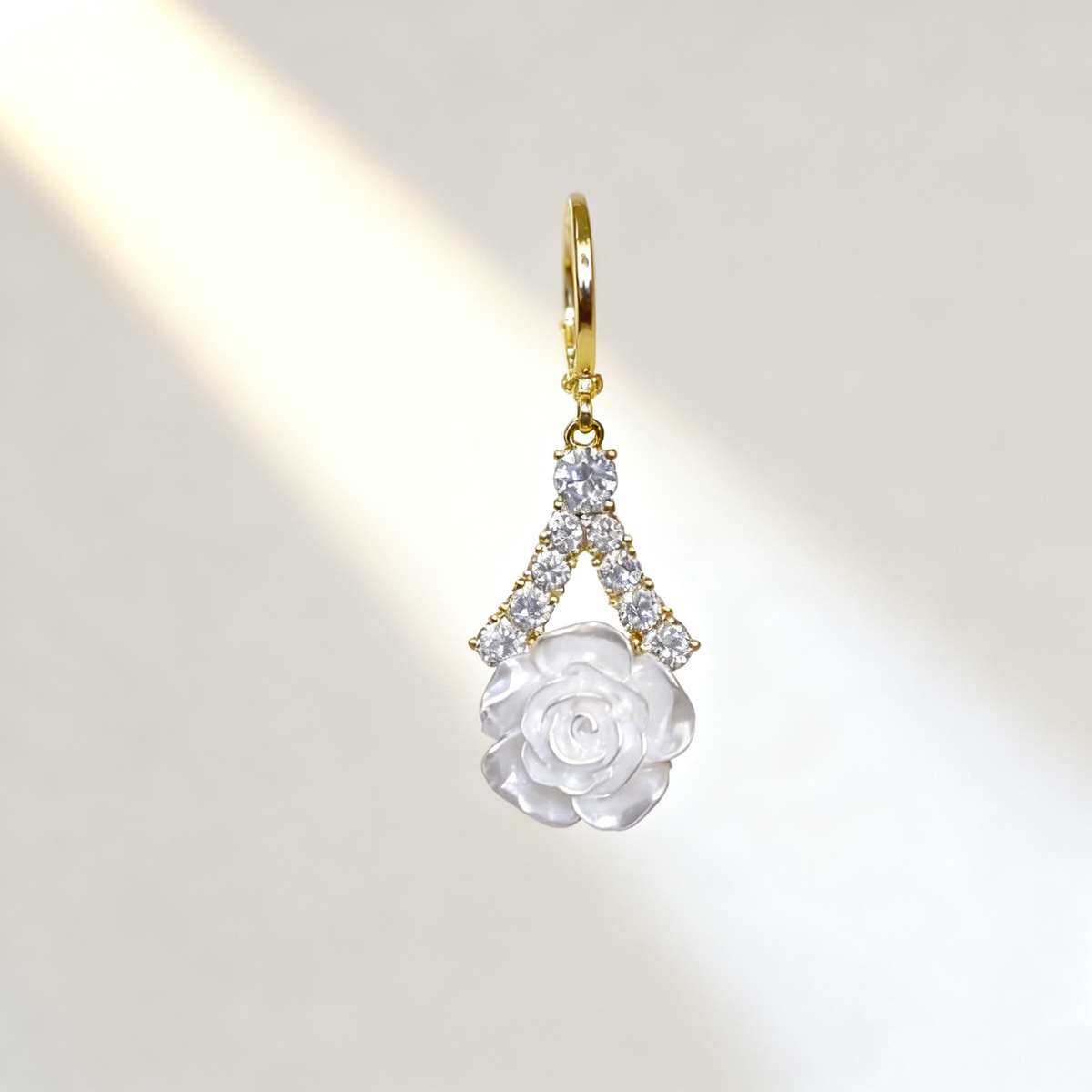 Camellia Diamond Earrings