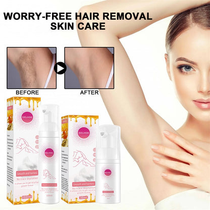 Gentle Beeswax Hair Removal Mousse, Smooth as Honey🍯