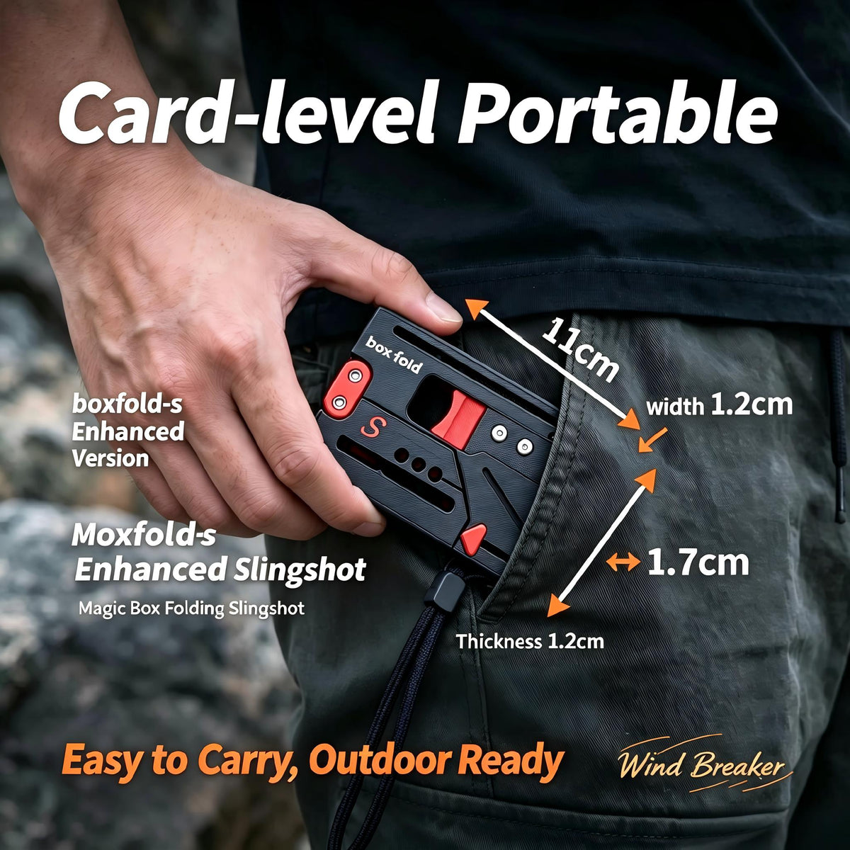 Enhanced Folding Card-Style Slingshot