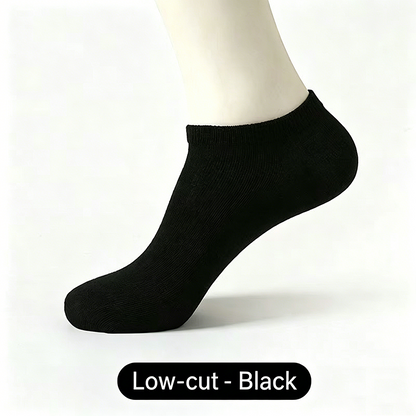 Premium pure cotton low-cut socks (10 pairs for only $15.99)